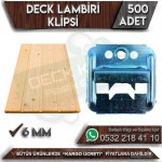 Deck Lambiri Klipsi 6 Mm (500 Adet)