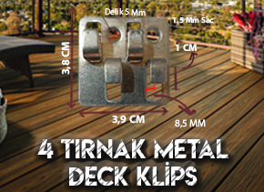 Metal Deck Klips