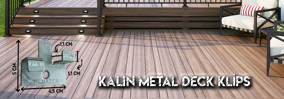 Kalın Metal Deck Klips